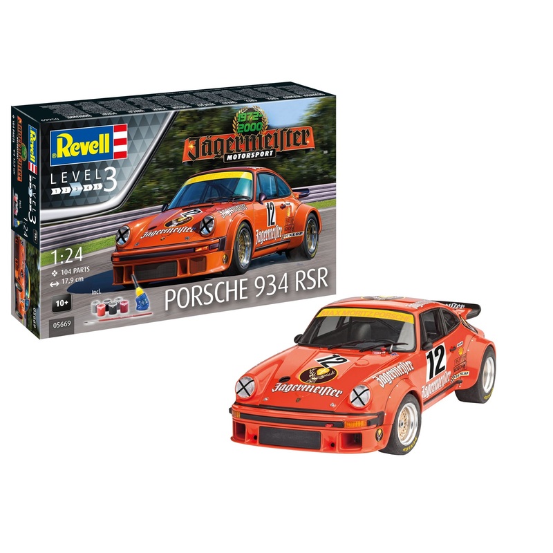 Revell - 1/24 Gift Set Jgermeister Motorsport 50th Anniv. (Model Set Incl. Paint)