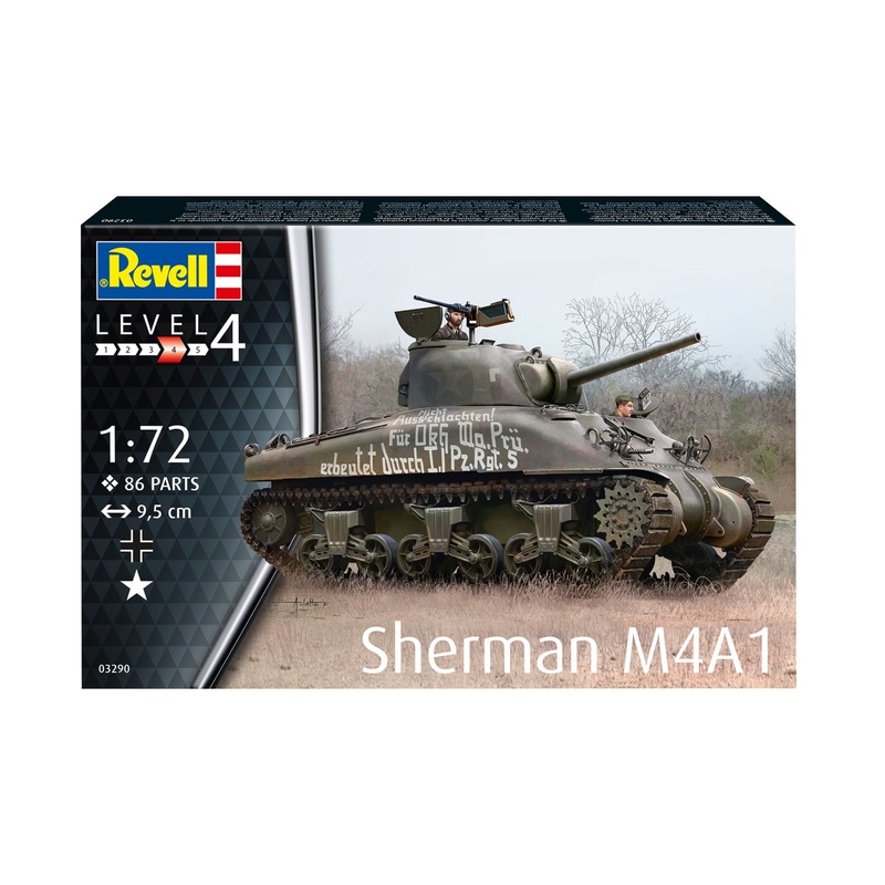 Revell - 1/72 Sherman M4A1