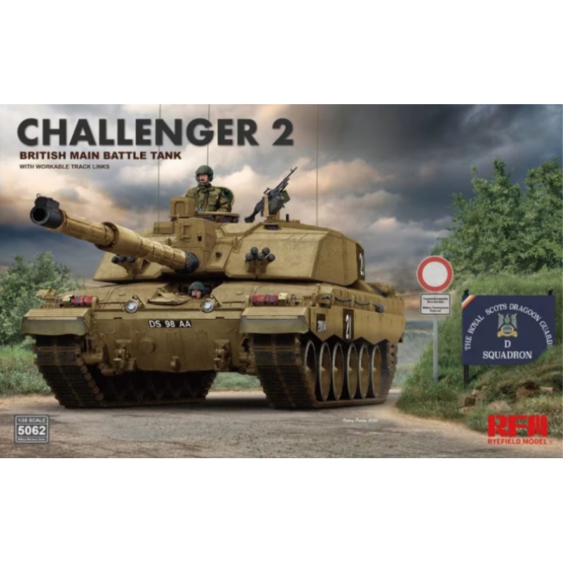 RFM - 1/35 British Challenger 2 w/Workable Track Links