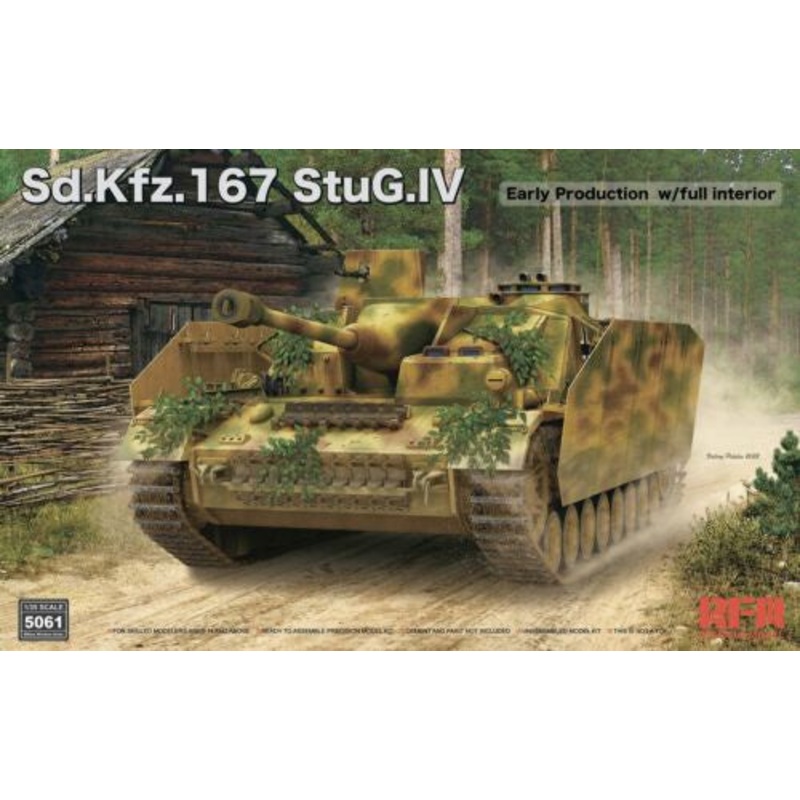RFM - 1/35 Sd.Kfz.167 StuG.IV Early Production w/Full Interior & Workable Track Links
