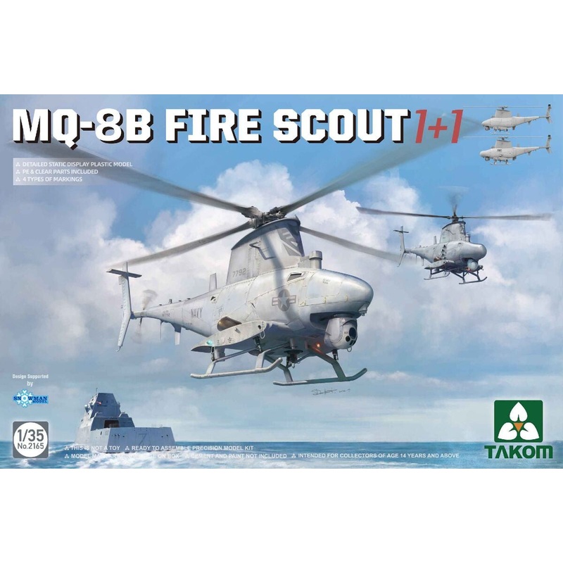 Takom - 1/35 MQ-8B FIRE SCOUT 1+1