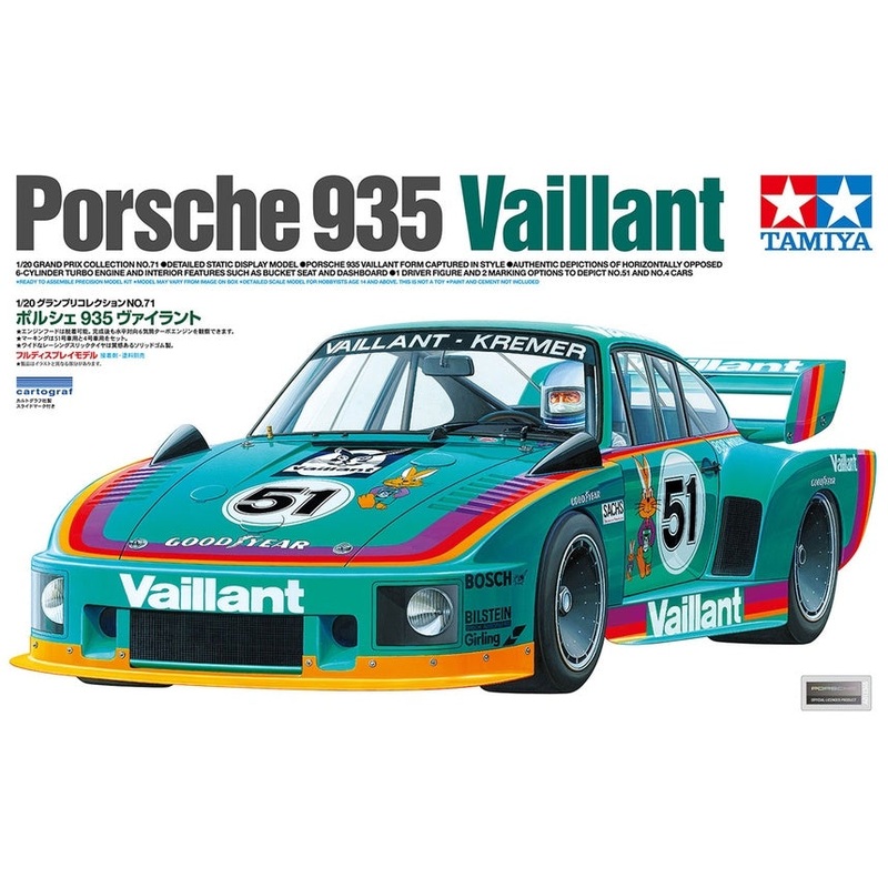 Tamiya - 1/20 Porsche 935 Vaillant