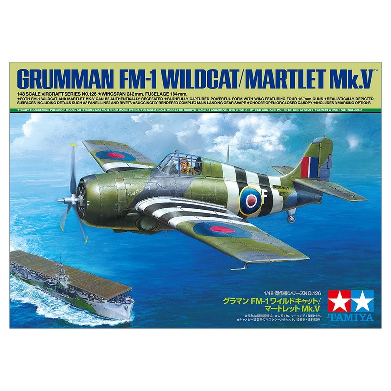 Tamiya - 1/48 Grumman FM-1 Wildcat / Martlet Mk.V