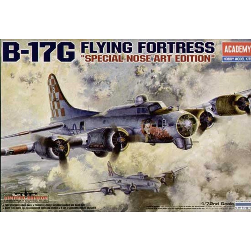 Academy - 1/72 B-17G Flying Fortress "Special Nose Art Edition"