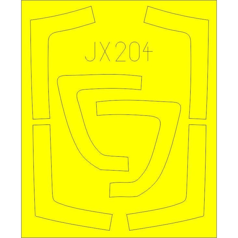 Eduard - 1/32 MiG-29A Masking Sheet (for Trumpetert) JX204