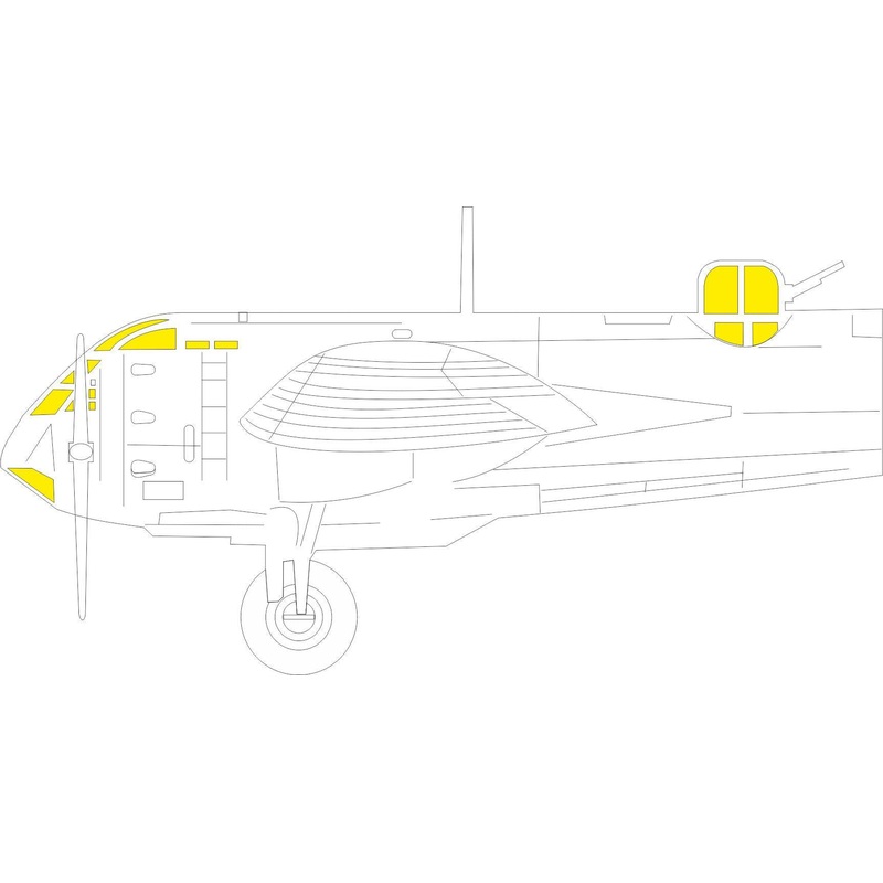 Eduard - 1/48 Blenheim Mk.I Masking sheet (for Airfix) EX779
