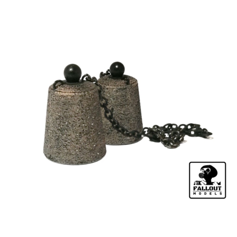 Fallout Models - 1/35 Chantilly Bollards