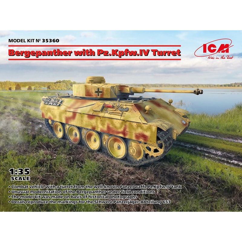 ICM - 1/35 Bergepanther w/ Pz.Kpfw.IV Turret