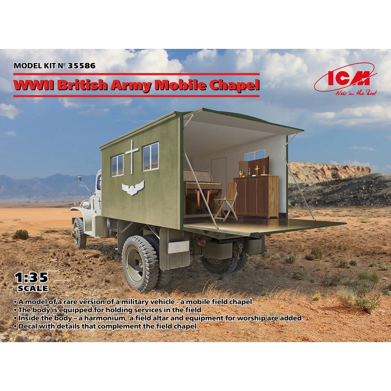 ICM - 1/35 WWII British Army Mobile Chapel
