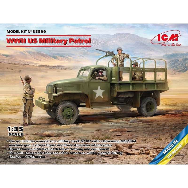 ICM - 1/35 WWII US Military Patrol