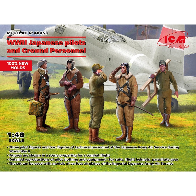 ICM - 1/48 Japanese Pilots & Ground Personnel WWII