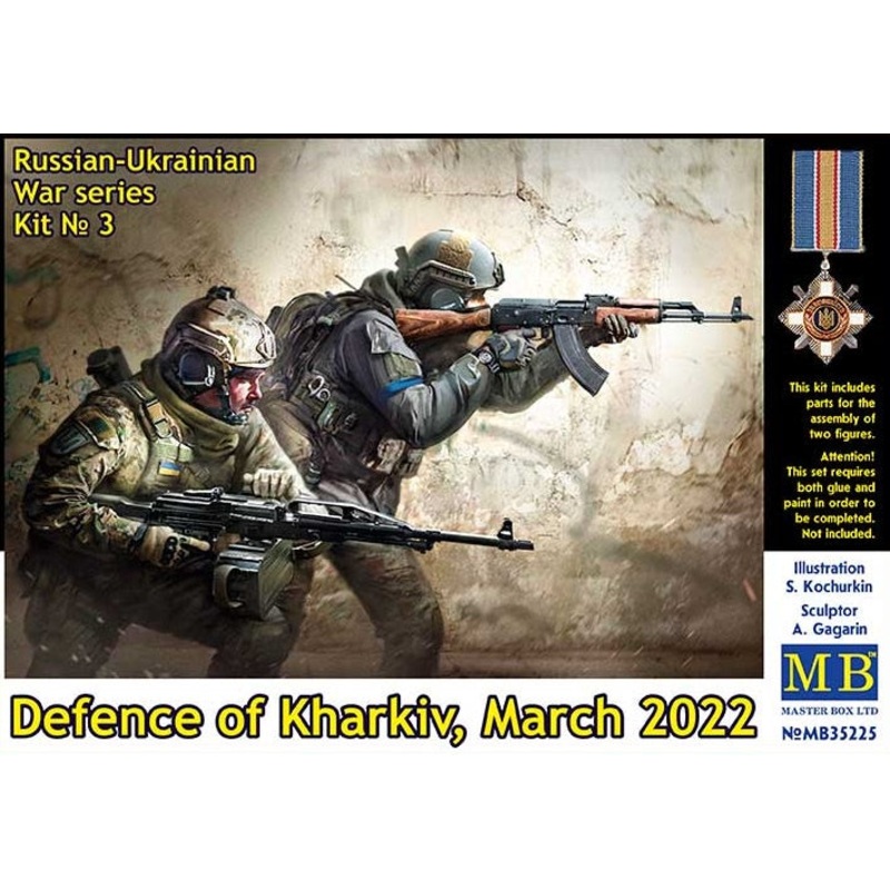 Master Box - 1/35 Defence of Kharkiv - March 2022 - kit No.3 (Russian-Ukrainian War Series)