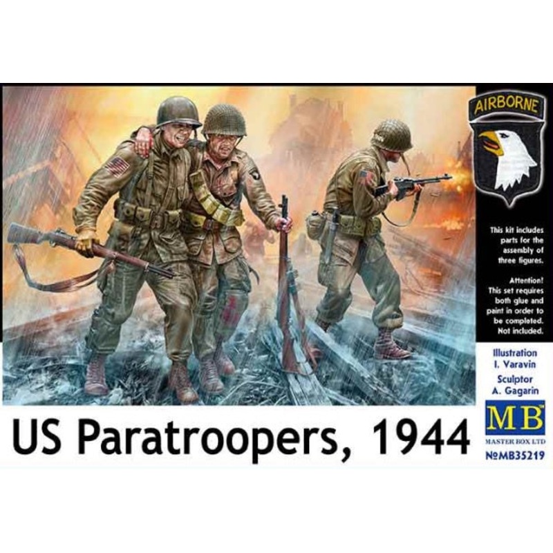 Master Box - 1/35 US Paratroopers1944