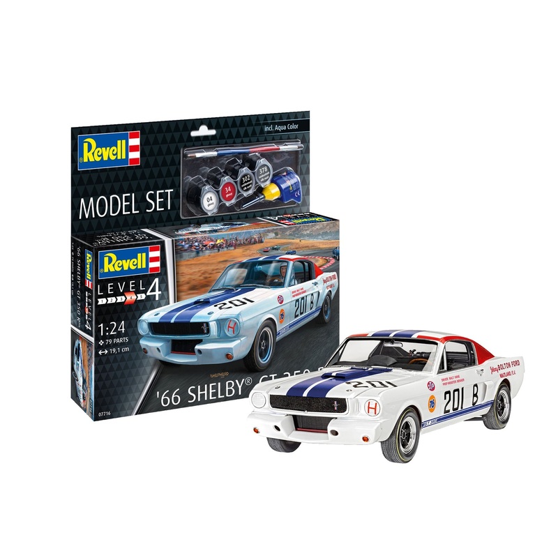 Revell - 1/24 Shelby GT 350 R 1965 (Model Set Incl. Paint)