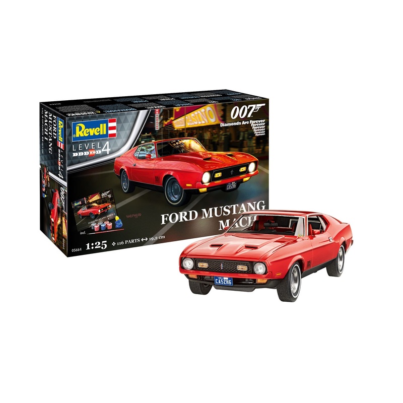 Revell - 1/25 Ford Mustang I (James Bond) (Model Set incl. Paint)