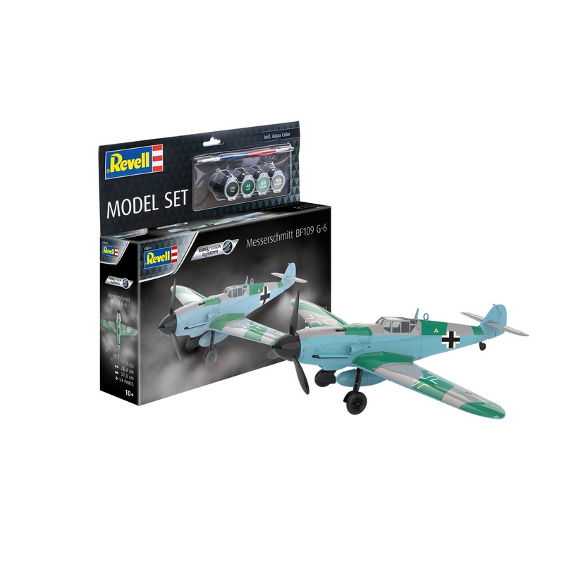 Revell - 1/32 Messerschmitt Bf109G6 (Easy Kit) (Model Set incl. Paint)