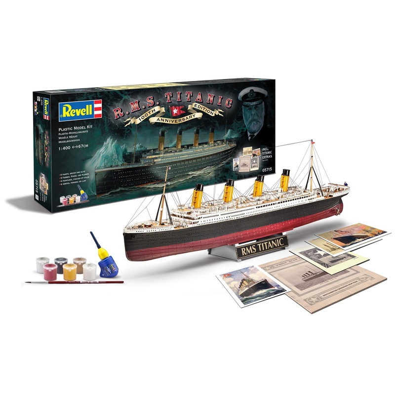 Revell - 1/400 Gift Set R.M.S. Titanic 100th Anniversary (Model Set Incl. Paint)