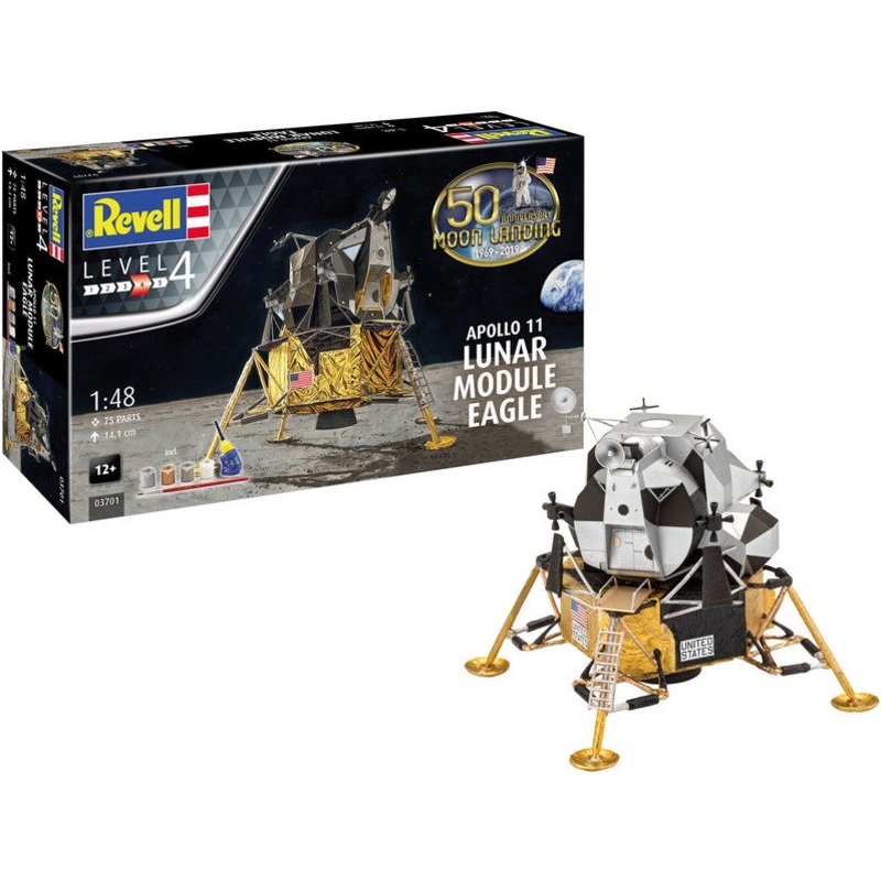 Revell - 1/48 Apollo 11 Lunar Module (50 Years Moon Landing)