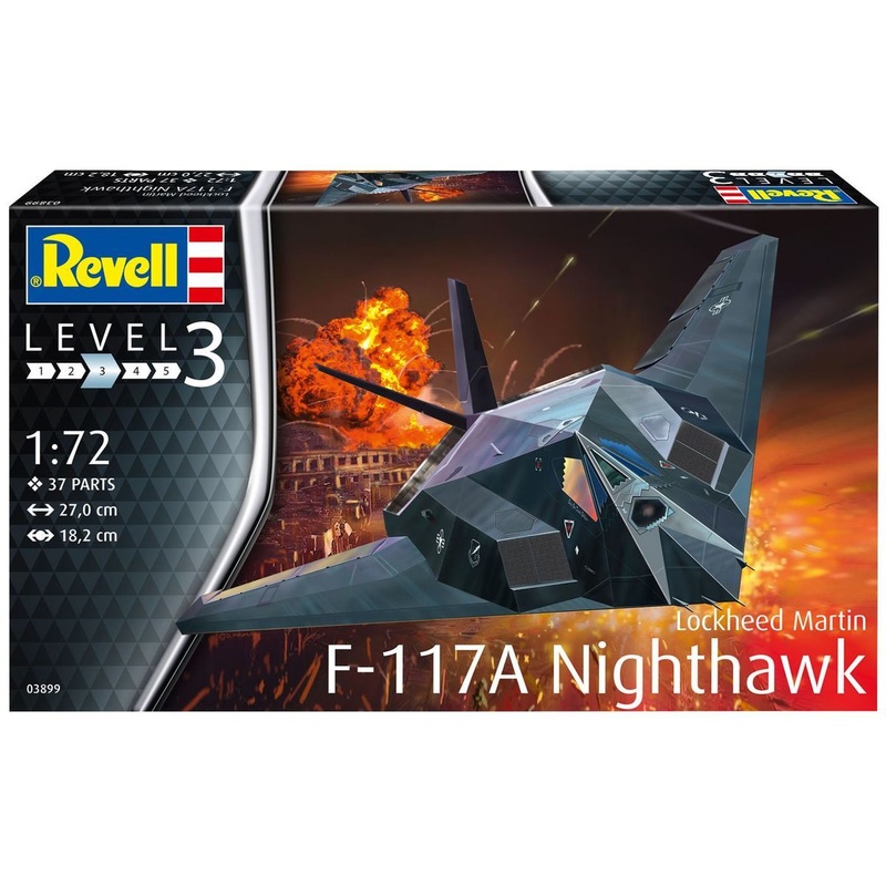 Revell - 1/72 Lockheed Martin F-117A Nighthawk (Stealth Fighter)