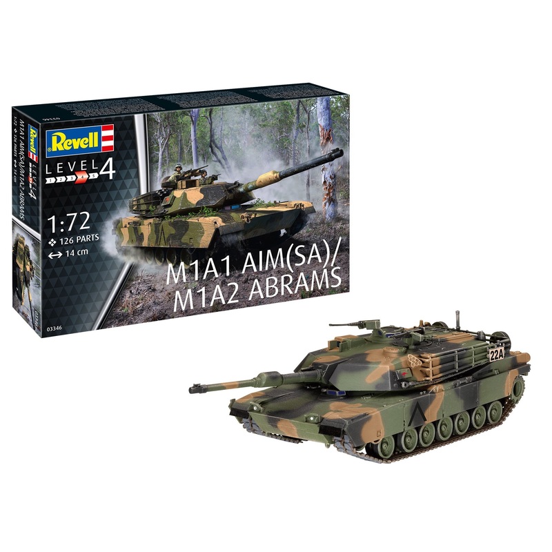 Revell - 1/72 M1A1 AIM(SA) / M1A2 Abrams