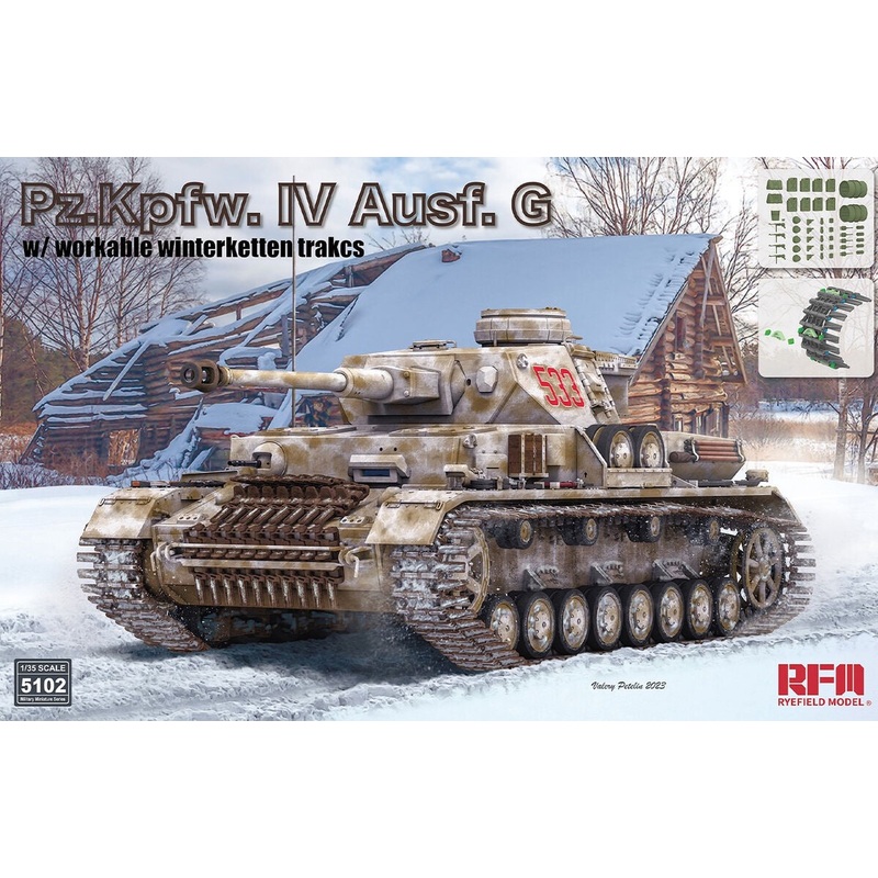 RFM - 1/35 Pz.Kpfw. IV Ausf. G w/ workable WINTERKETTEN trakcs