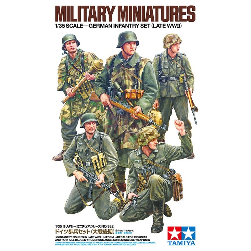 Tamiya - 1/35 German Infantry Set (Late WWII)