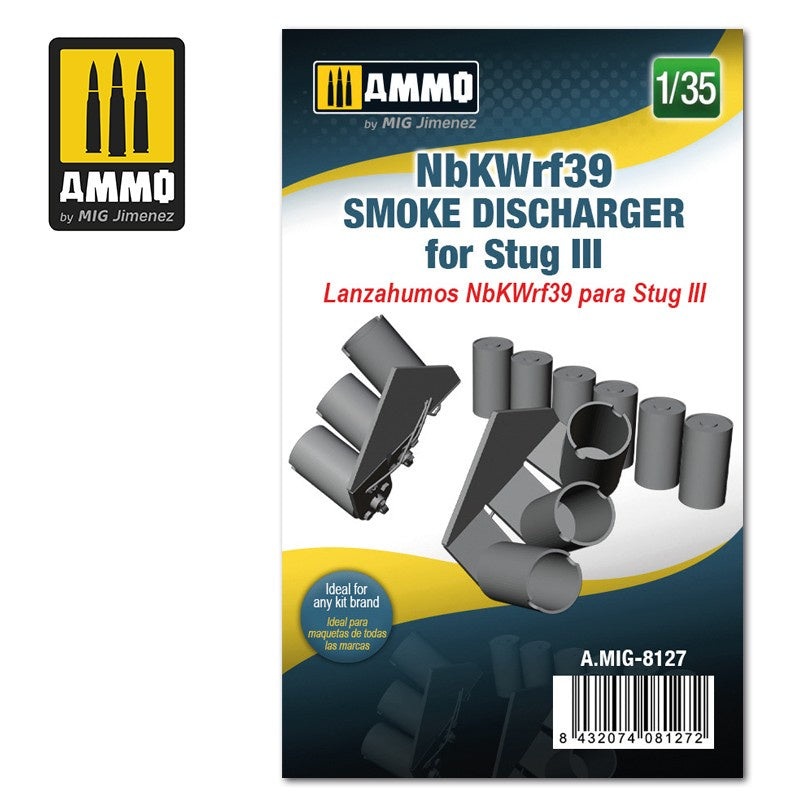 AMMO 8127 - 1/35 NbKWrf39 Smoke Discharged for Stug III (Resin)