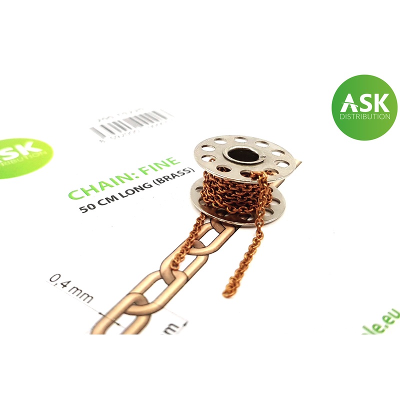 Art Scale Kit - Chain: Fine - 50 cm long (brass)