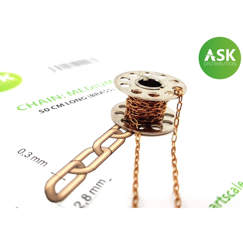 Art Scale Kit - Chain: Medium - 50 cm long (brass)