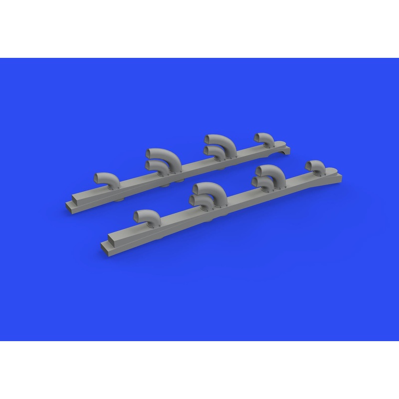 Eduard - 1/32 Yak-9T Exhaust Stacks  Brassin PRINT (for Eduard)  (632182)