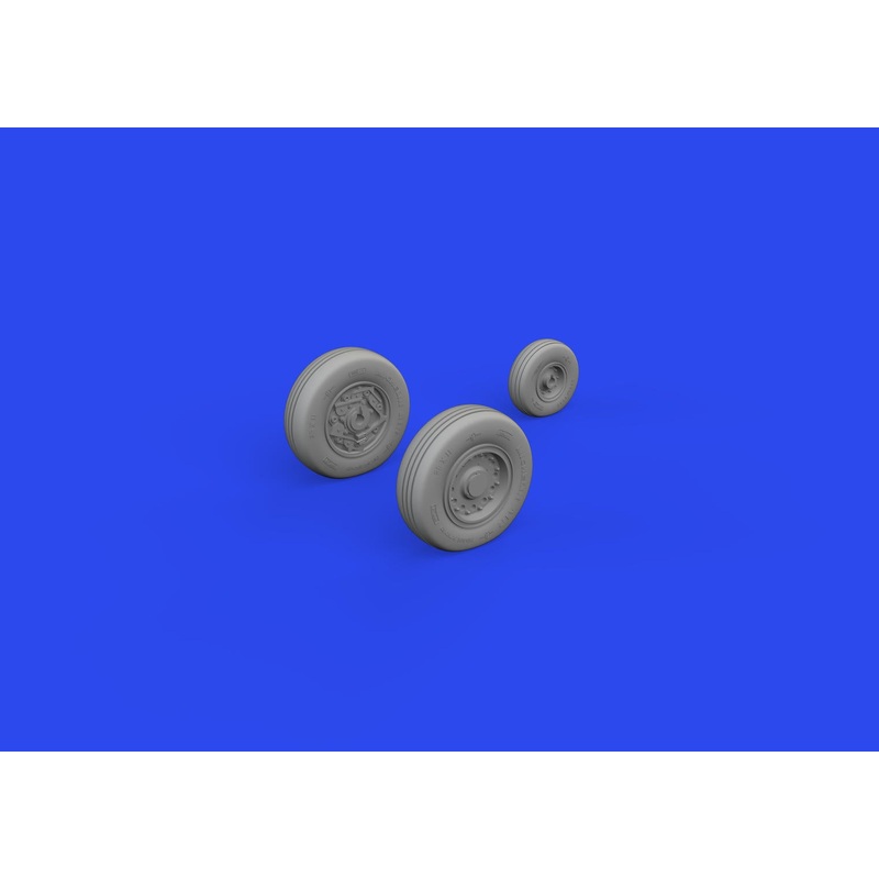 Eduard - 1/48 A-10C Wheels Brassin Set (for Academy) 648923