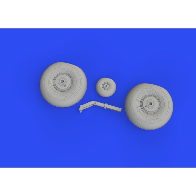 Eduard - 1/48 Beaufighter Mk.VI Wheels Brassin Set (for Tamiya) 648754