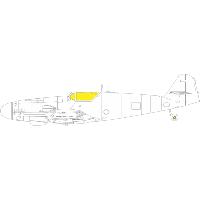 Eduard - 1/48 Bf 109K TFace Masking sheet (for Eduard) EX976