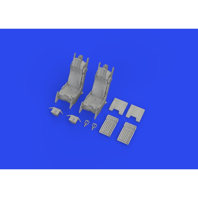 Eduard - 1/48 F-16D Ejection Seats Brassin PRINT (for Kinetic) 648893