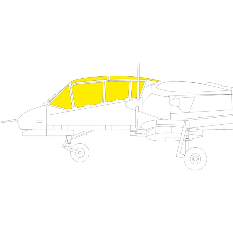 Eduard - 1/48 OV-10D+ Masking sheet (for ICM) EX846