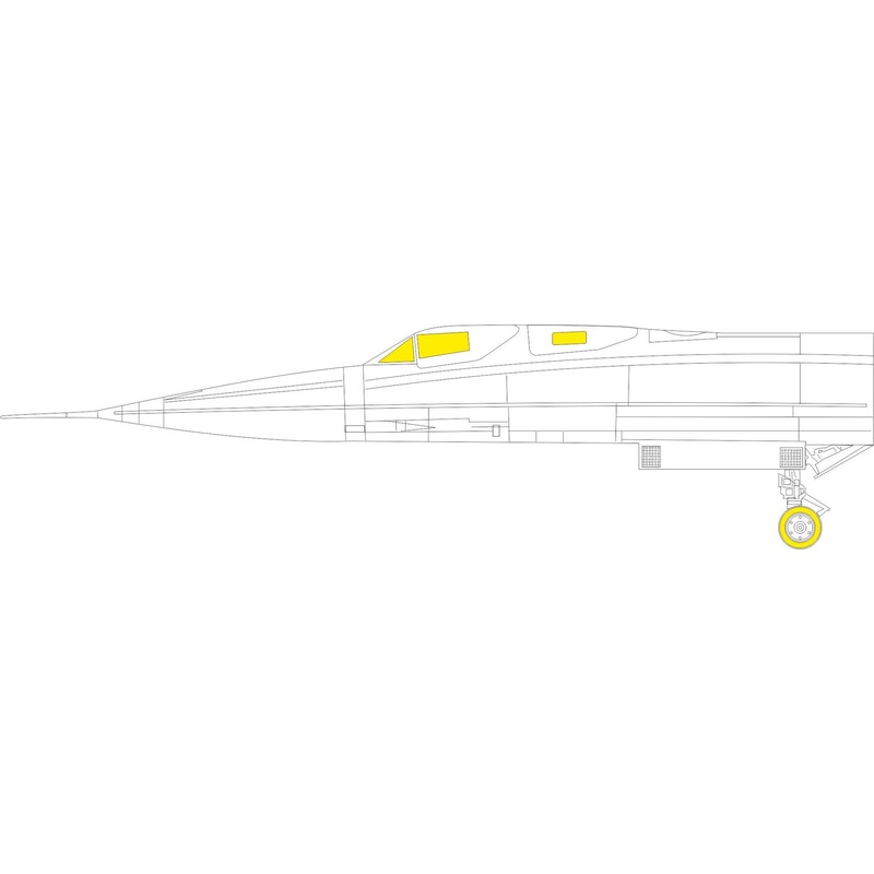 Eduard - 1/48 SR-71A Tface Masking sheet (for Revell) EX837