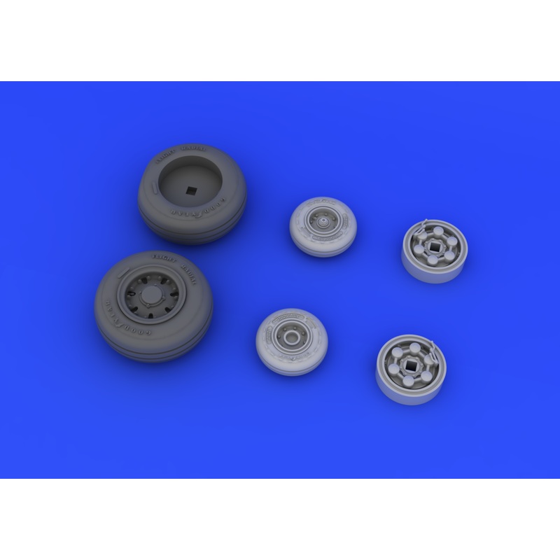 Eduard - 1/48 Tornado IDS Wheels Brassin Set (for Revell) 648159