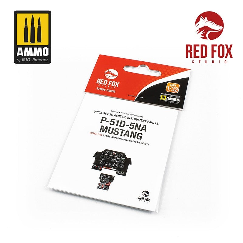 Red Fox Studio 32005 - 1/32 P-51D-5NA Mustang (for Revell kit)
