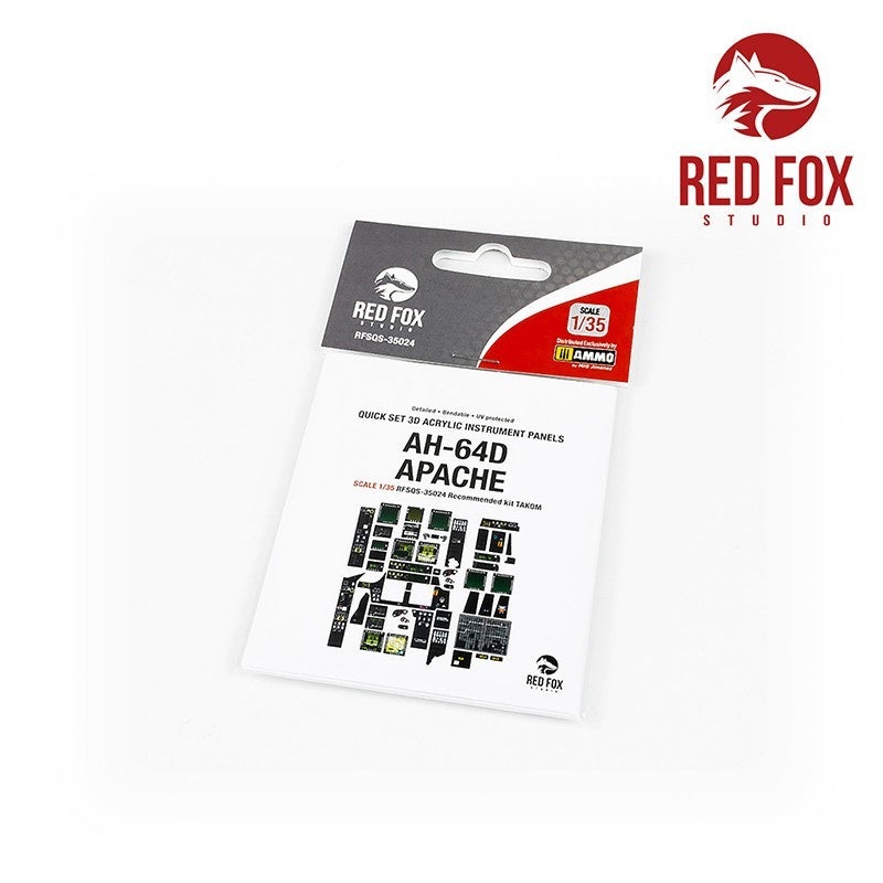 Red Fox Studio 35024 - 1/35 AH-64D Apache (for Takom kit)