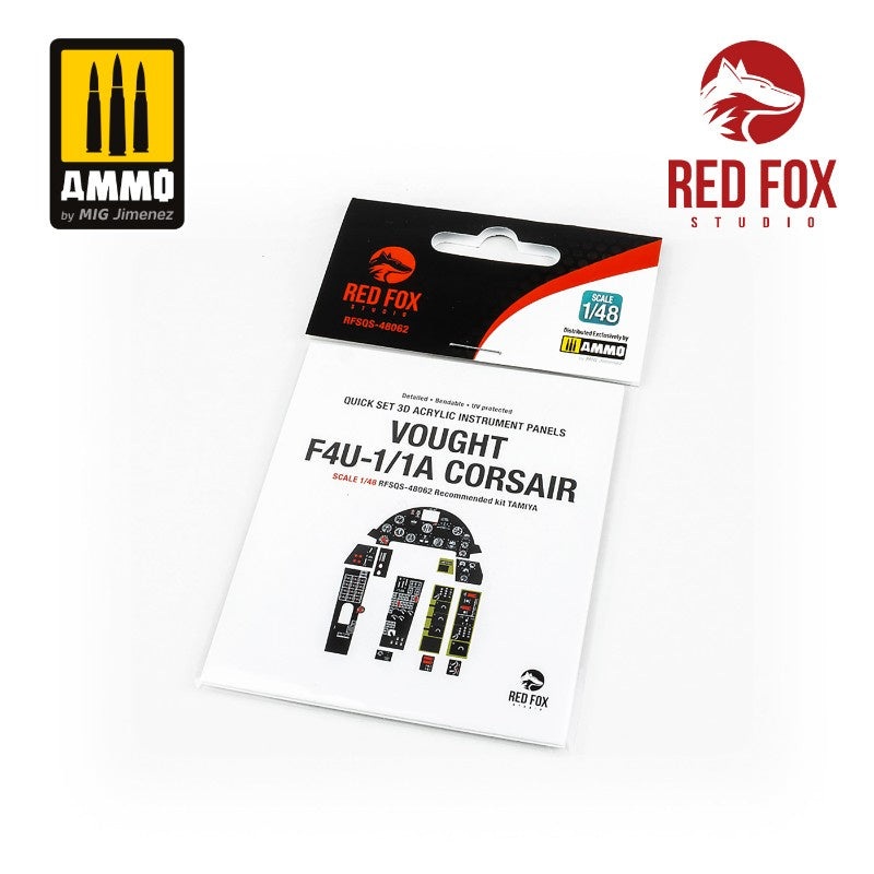 Red Fox Studio 48062 - 1/48 Vought F4U-1/1A Corsair (for Tamiya kit)