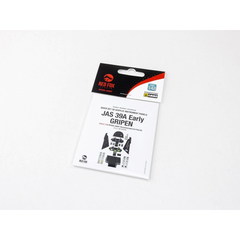 Red Fox Studio 48087 - 1/48 Jas-39A Gripen Early version (for Italeri kit)