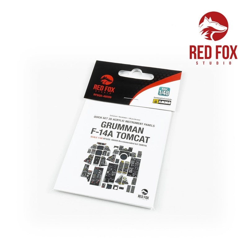 Red Fox Studio 48099 - 1/48 F-14 A Tomcat (for Tamiya kit)