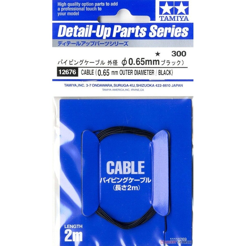 Tamiya - Cable 0.65mm OD (Black)