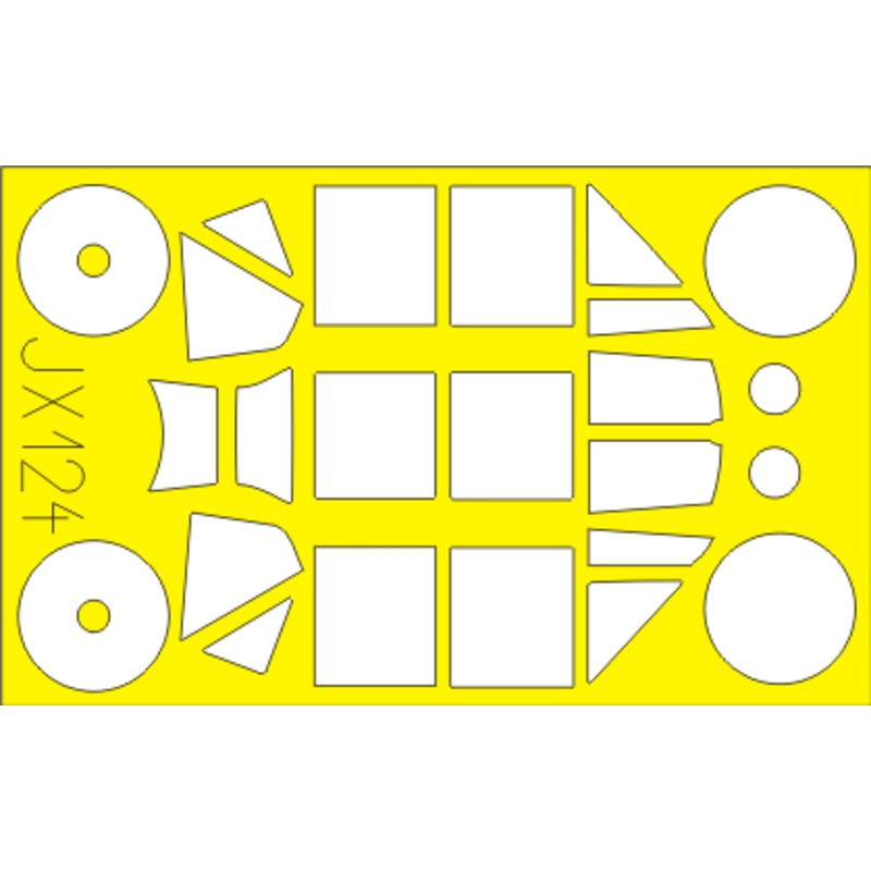 Eduard - 1/32 Bf 109E-4 Masking Sheet (for Dragon) JX124