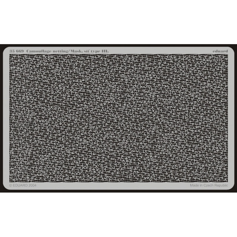 Eduard - 1/35 Camouflage Netting / Mask Type III (Photo-etch Accessories) 35669