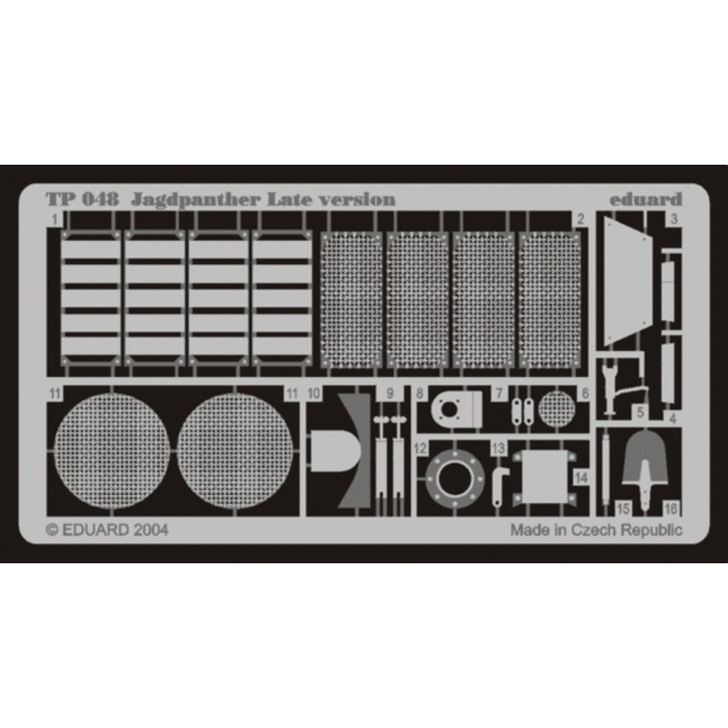 Eduard - 1/35 Jagdpanther late vers. (Photo-etched) (for Tamiya) TP048