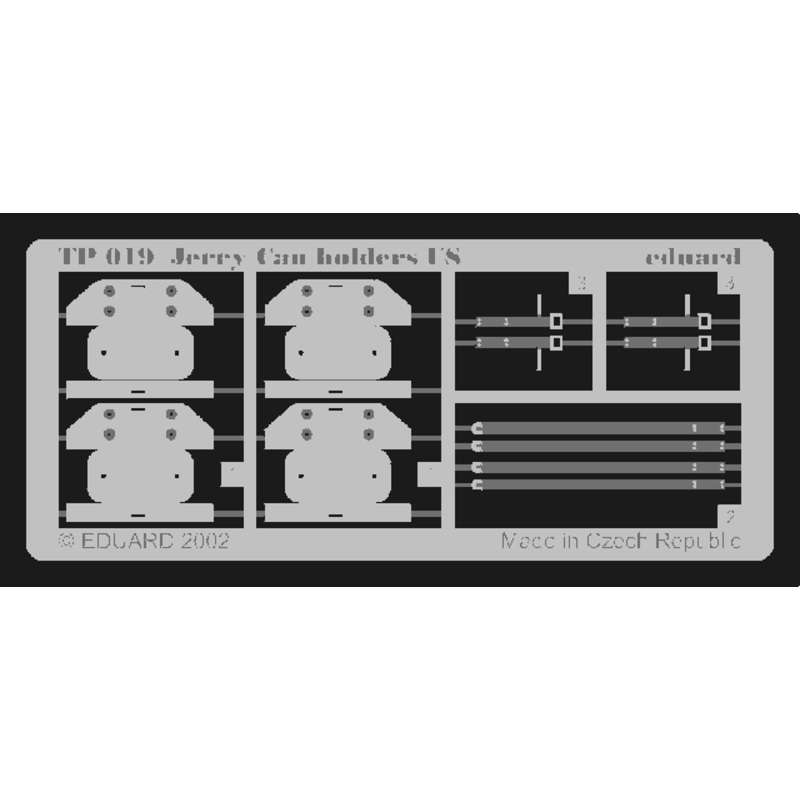 Eduard - 1/35 Jerry Can Holders US (Photo-etched)(for Tamiya) TP019