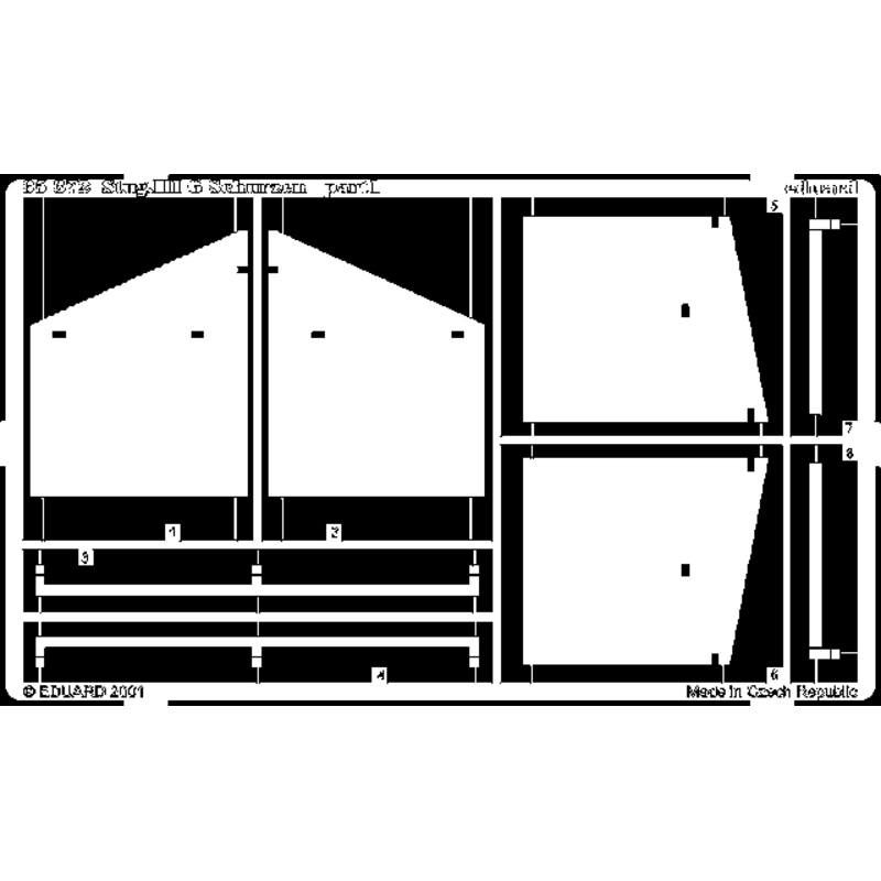 Eduard - 1/35 Schurzen StuG.III Ausf.G (Photo-etched) (for Tamiya) 35372