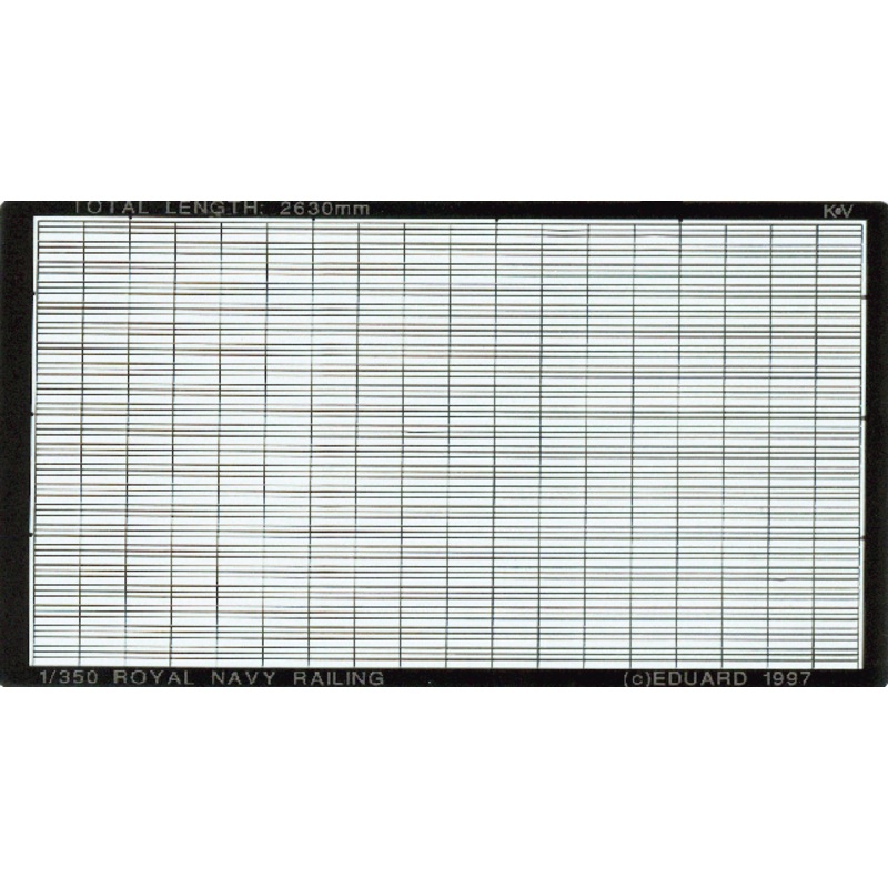 Eduard - 1/350 Royal Navy Railing (Photo-etched) 99007