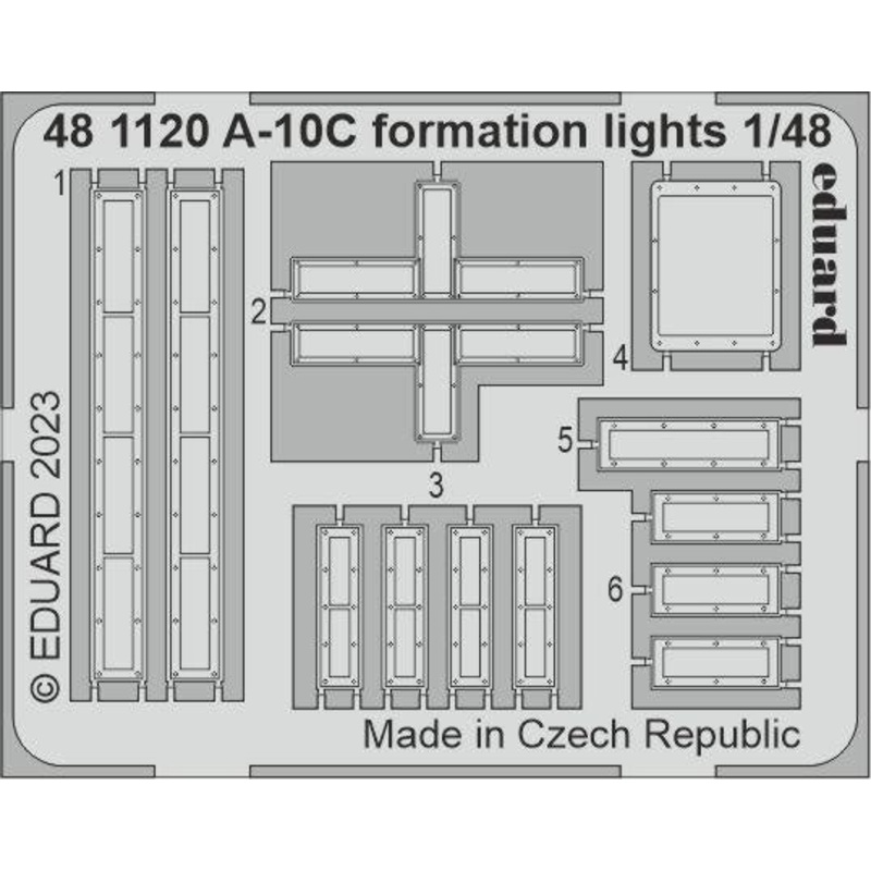 Eduard - 1/48 A-10C Formation Lights (Photo-etch) (for Academy) 481120
